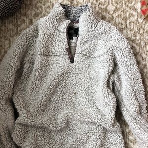 TRUE GRIT oversized Sherpa jacket. Size Small.